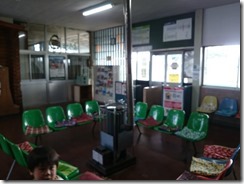 幌延駅待合室