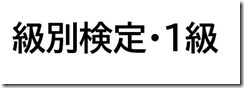1級